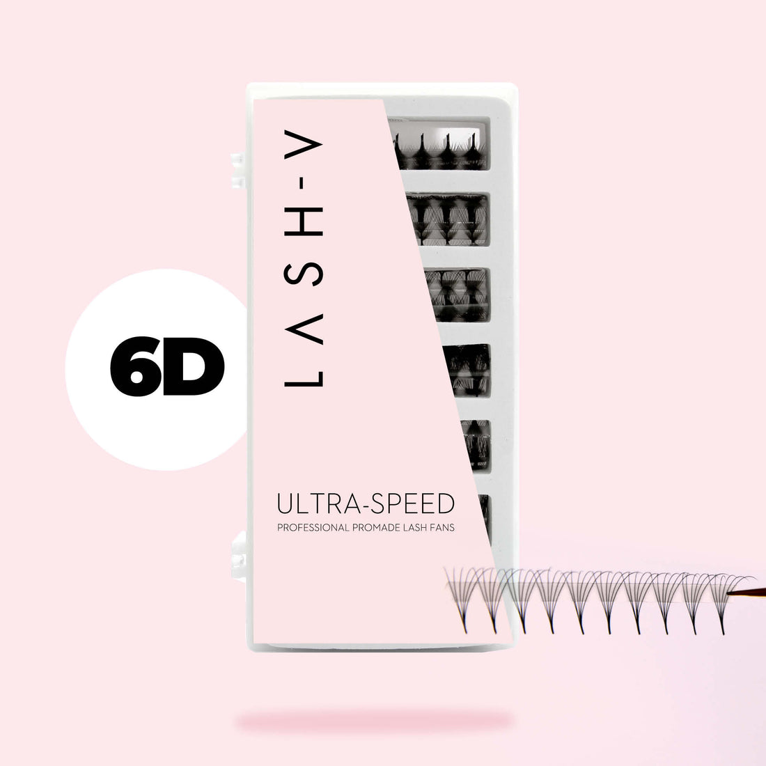 6D Promade Fans - Ultra-Speed 1000 Volume Fans - New Tray - LASH V