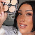 Brow Highlight & Concealer Palette – 4 Shades - LASH V