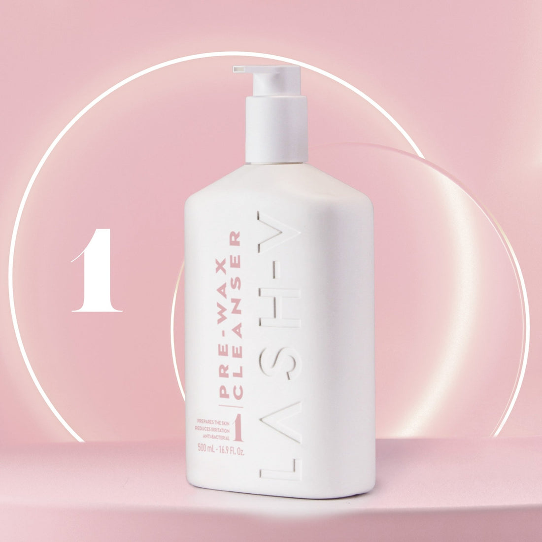 Step 1 - Pre-Wax Cleanser Lotion - 500 mL - LASH V