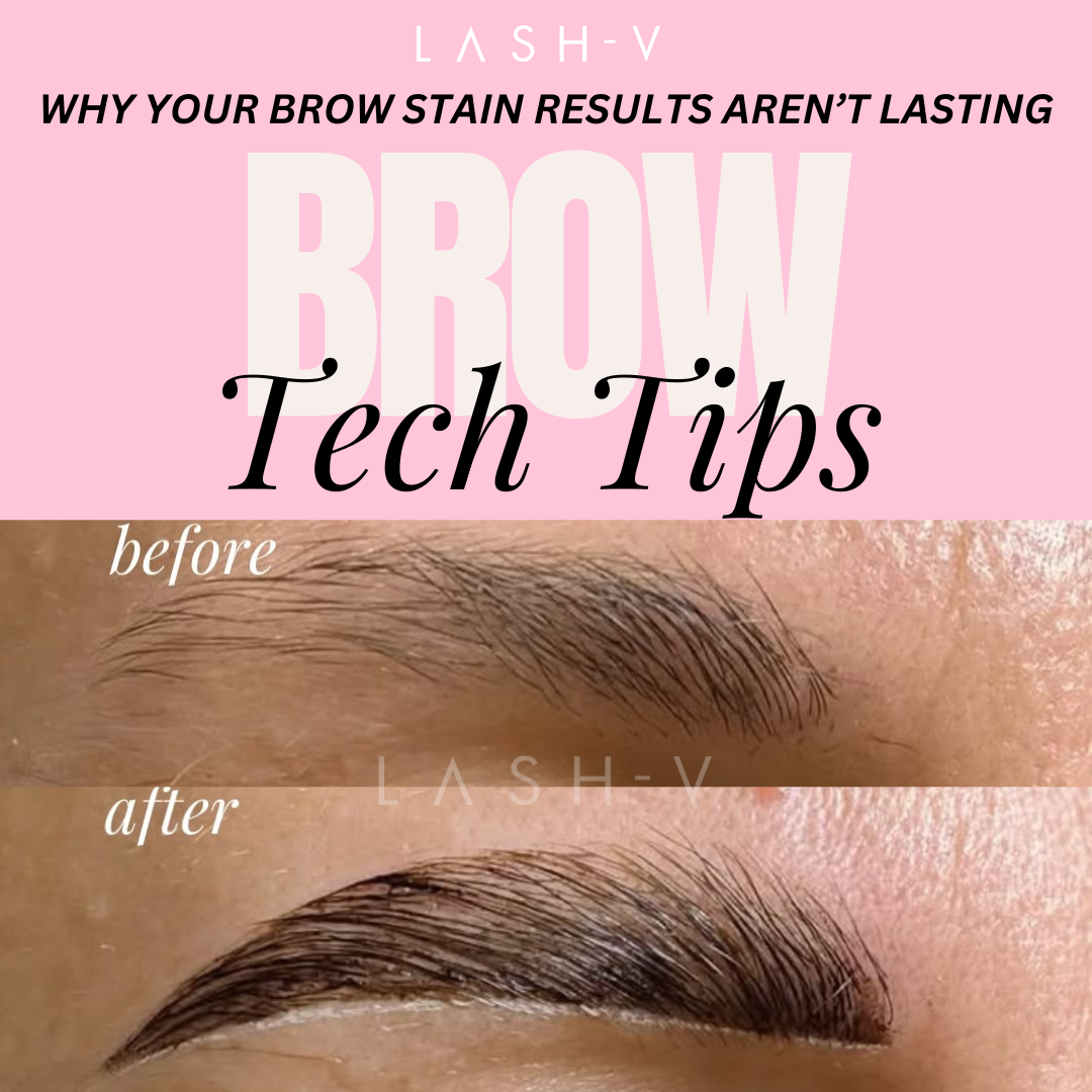 Brow Tech Tips: Why your brow stain results aren't lasting