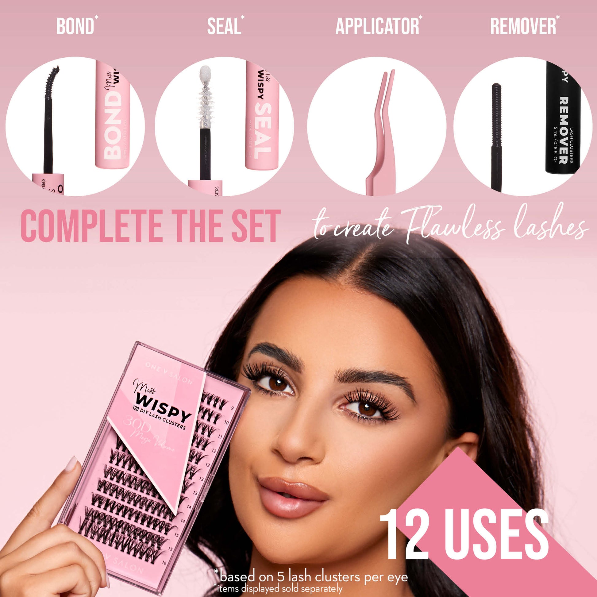 DIY Lash Cluster - 30D With Bond and Seal Kit - LASH V