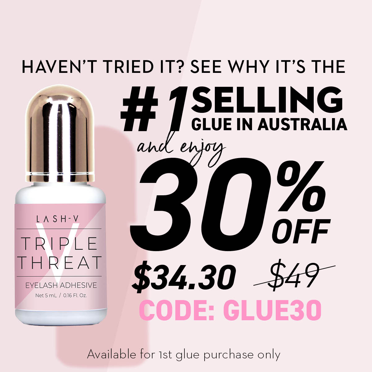 Triple Threat - Lash Adhesive Glue - LASH V