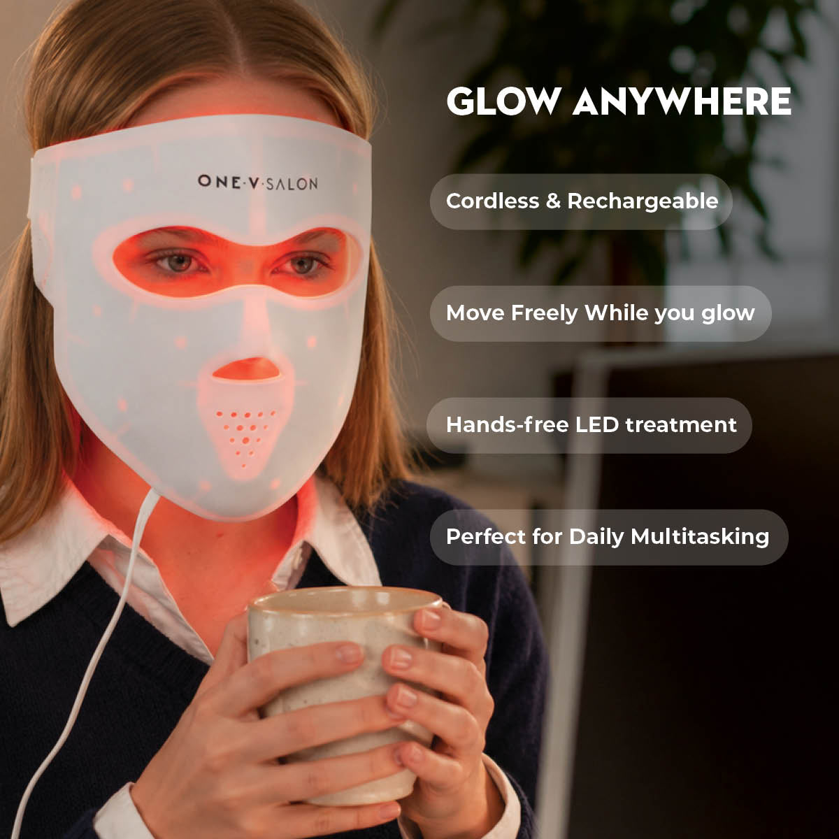 3D LED Contouring Face Mask - LASH V