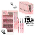 DIY Lash Cluster Combo Kits - 40D (Bundle Pack) - LASH V