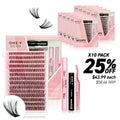 DIY Lash Cluster Complete Kits - 40D (Bundle Pack) - LASH V