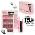 DIY Lash Cluster Complete Kits - 40D (Bundle Pack) - LASH V