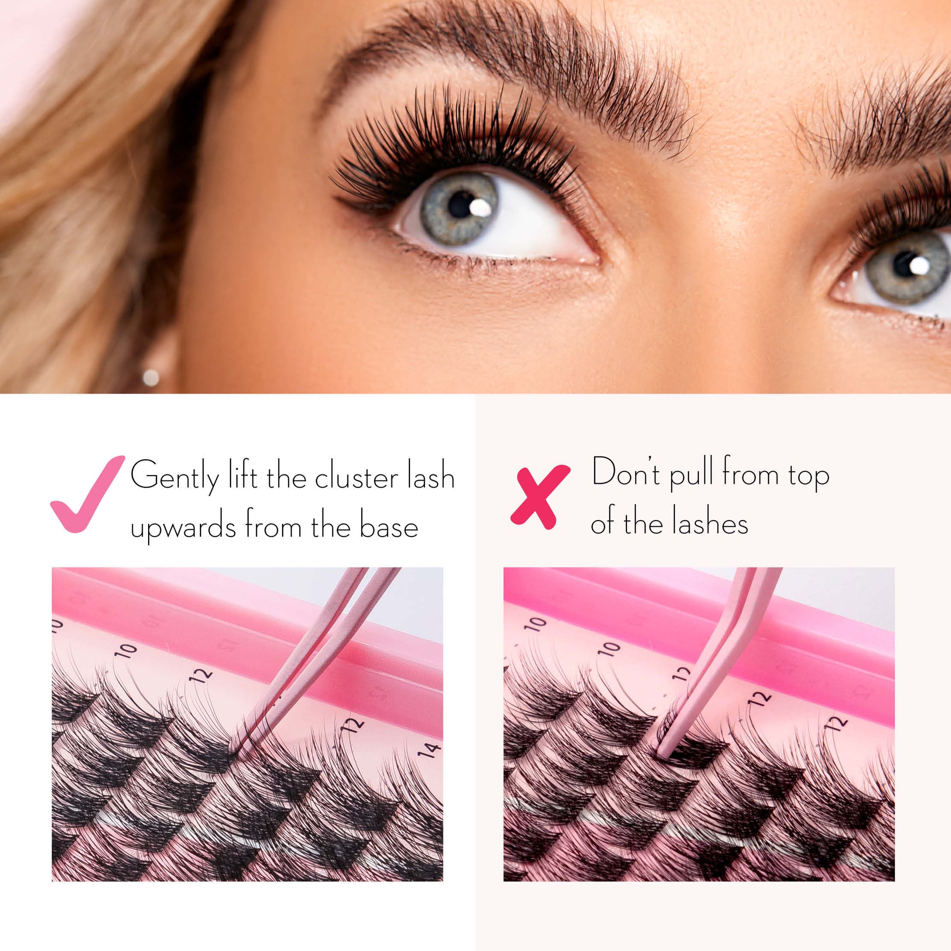 DIY Lash Cluster - 40D with Bond and Seal Kit - LASH V