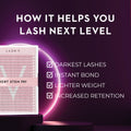 4D Premade Volume Fans Ultra Dark Short Stem - 440 Fans - LASH V