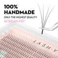 4D Premade Volume Fans Ultra Dark Short Stem - 440 Fans - LASH V
