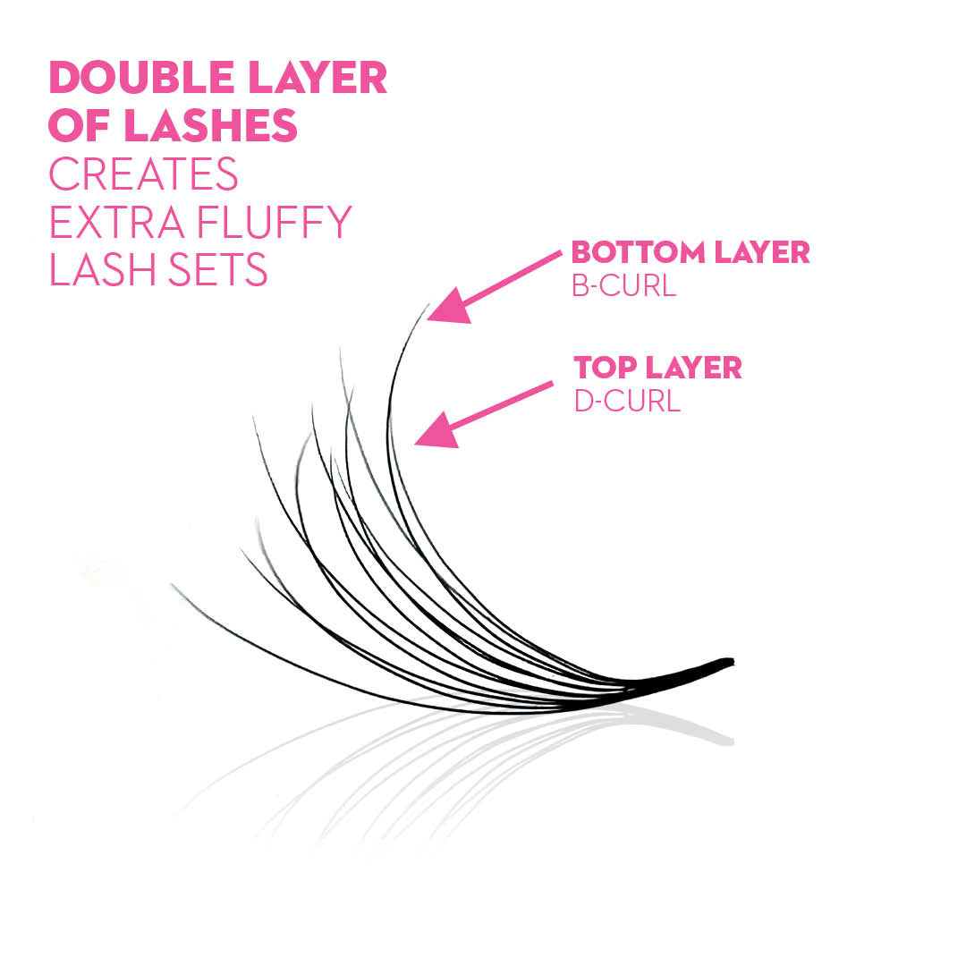 6D Pro-Point Double Layered Fans - 400 Fans - 0.05 - LASH V