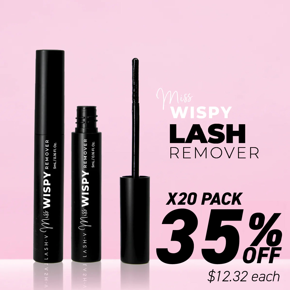 Miss Wispy Cluster Lashes - Remover-Bundle Packs - LASH V