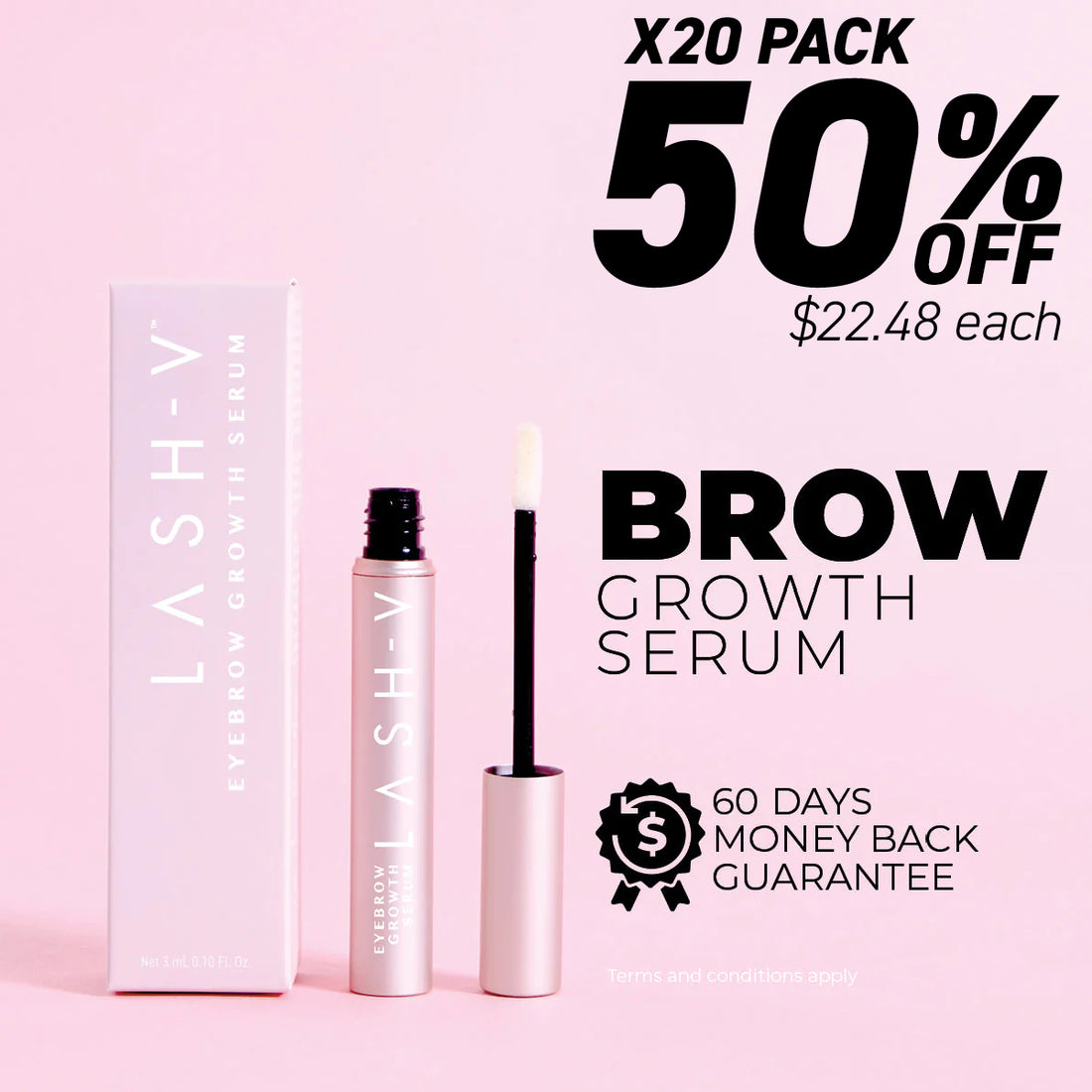 Eyebrow Growth Serum - Bundle Packs - LASH V