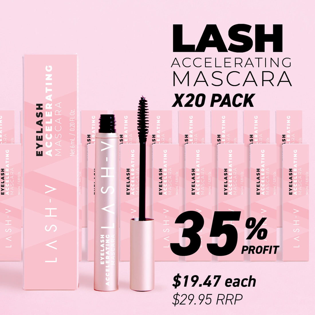 Eyelash Accelerating Mascara - (Bundle Packs) - LASH V