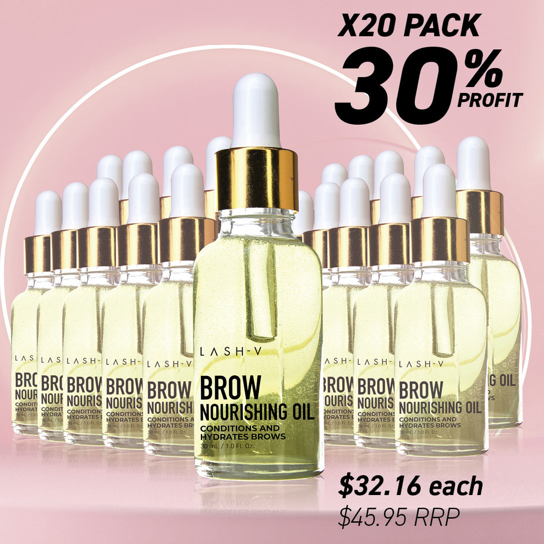 Eyebrow Nourishing Oil - 30ml - (Bundle Packs) - LASH V