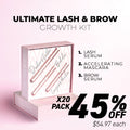 Combo Kit - Ultimate Lash & Brow Growth Kit - Lash & Brow Growth Serums + Mascara - Bundle Packs - LASH V