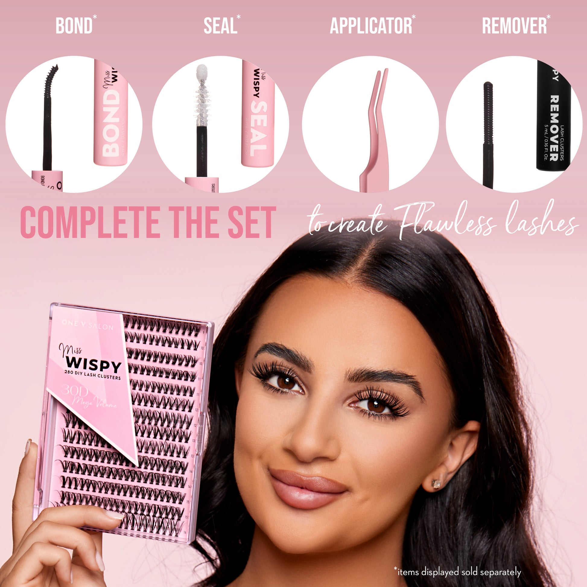30D Mega Volume - 280 DIY Cluster Lashes (Bundle Pack) - LASH V