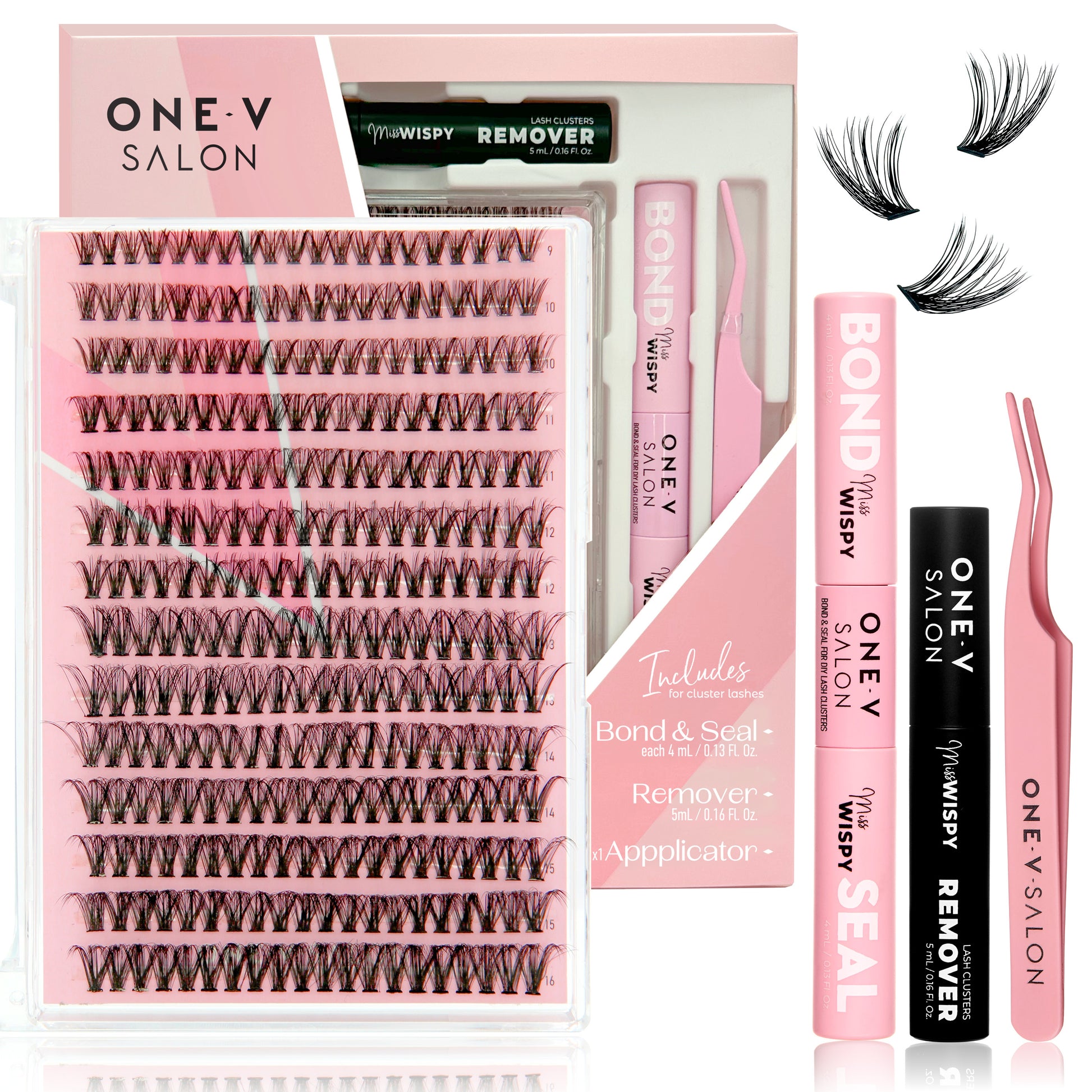 DIY Lash Cluster Complete Kits - 40D (Bundle Pack) - LASH V