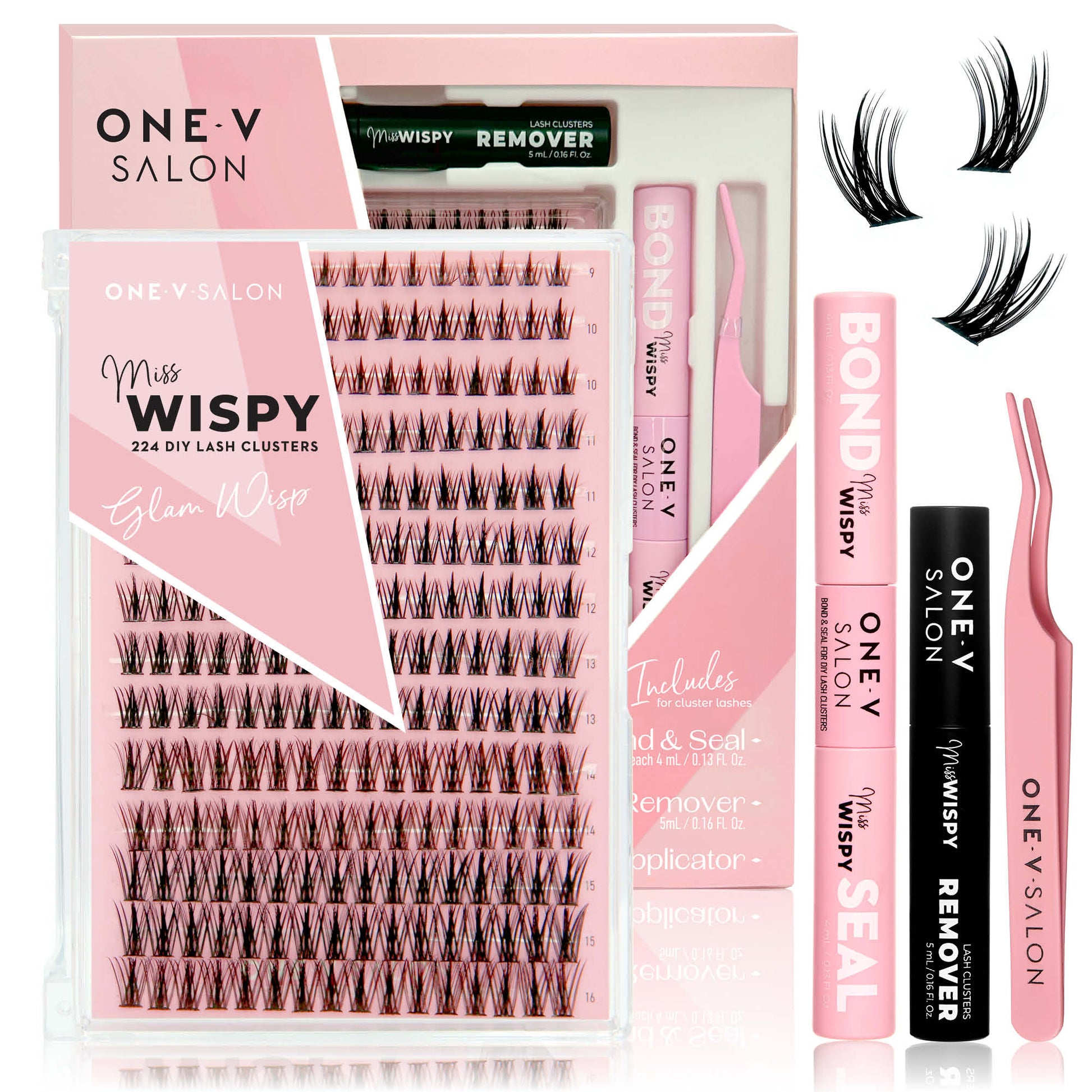 DIY Lash Cluster Complete Kit - Glam Wisp - LASH V