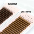 Brown Lashes Saver Bundle - x4 Trays - Matte Dark/Short Stem/Pro-point - LASH V