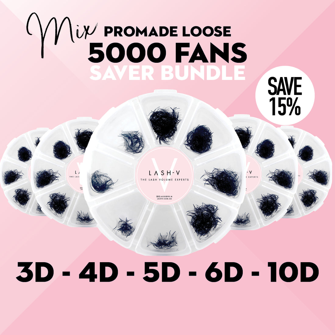 5000 Promade Loose Mix Fan SAVER Bundle - LASH V