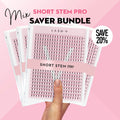 Short Stem Pro Saver Bundle - X4 trays - Premade fans - LASH V