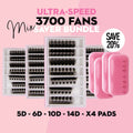 4 x Ultra-Speed Saver Bundle - 3700 Promade fans - 4x Silicone Pads - LASH V