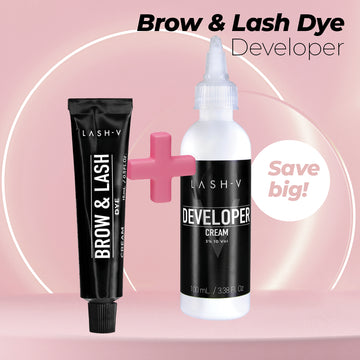 Developer + Brow & Lash Dye Cream 15ml - LASH V