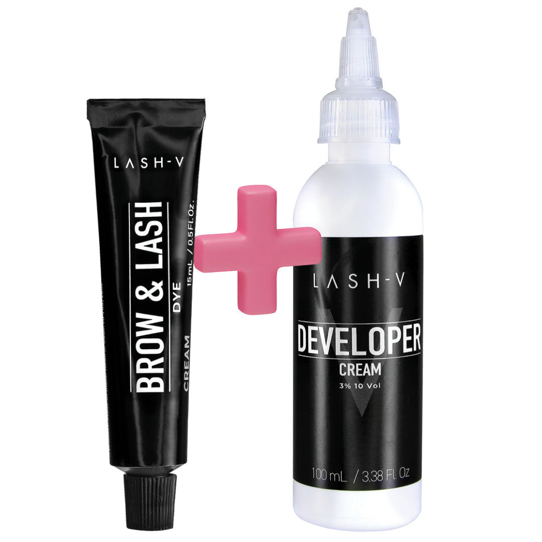 Developer + Brow & Lash Dye Cream 15ml - LASH V