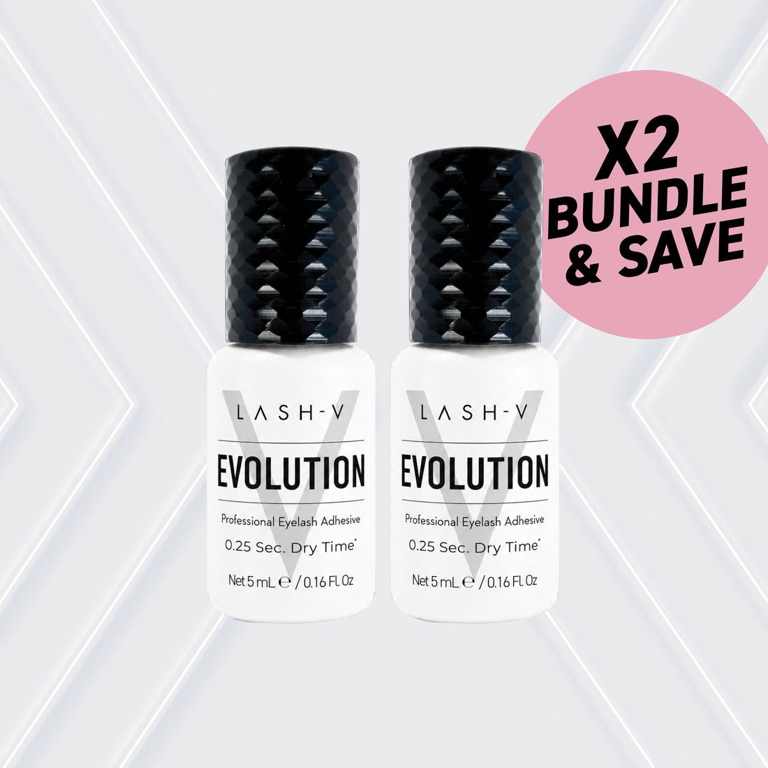 Evolution Super Fast Eyelash Adhesive - 2 Pack - LASH V