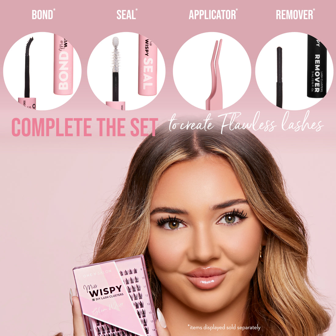 DIY Lash Cluster Glam Wisp - 96 cluster lashes - LASH V