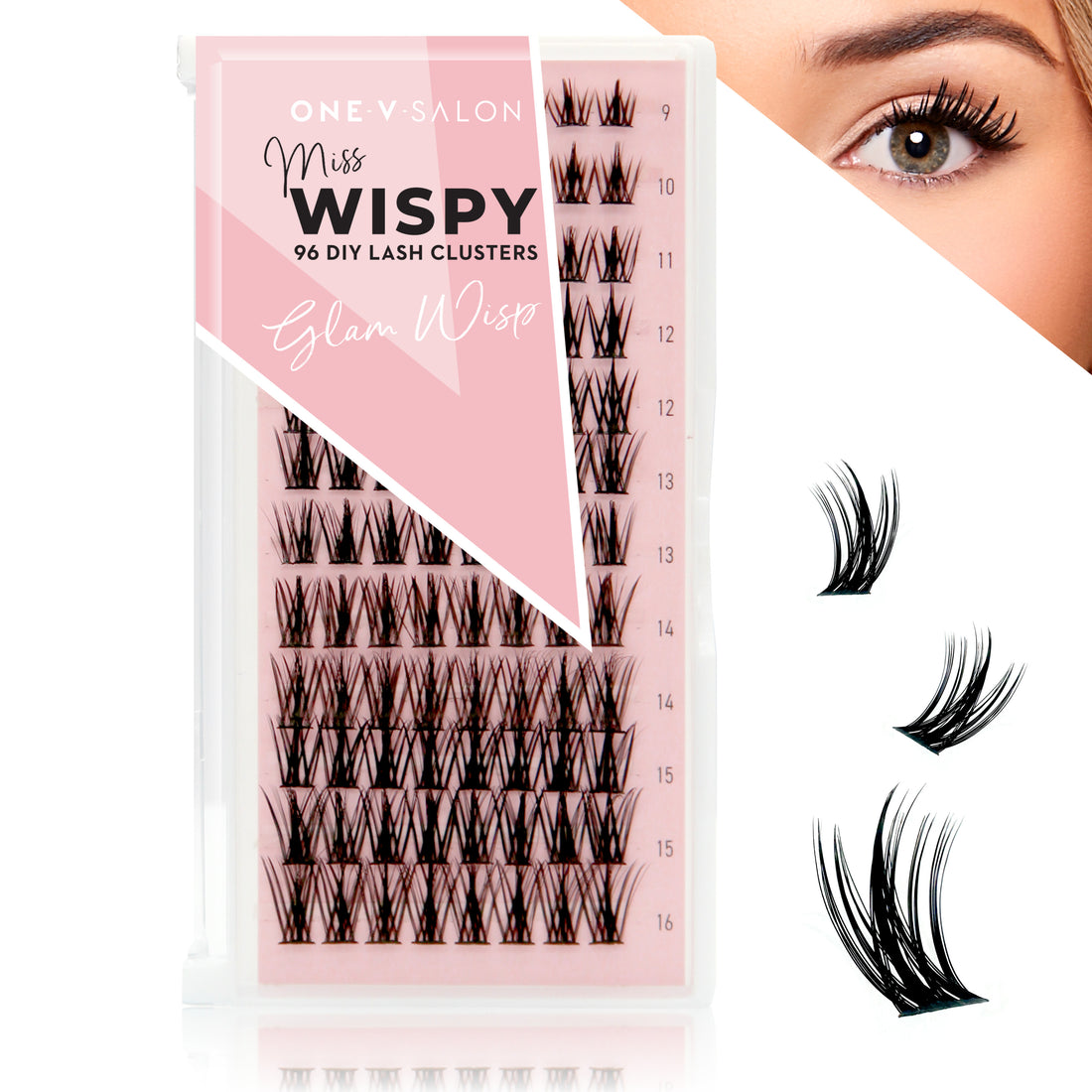 DIY Lash Cluster Glam Wisp - 96 cluster lashes - LASH V