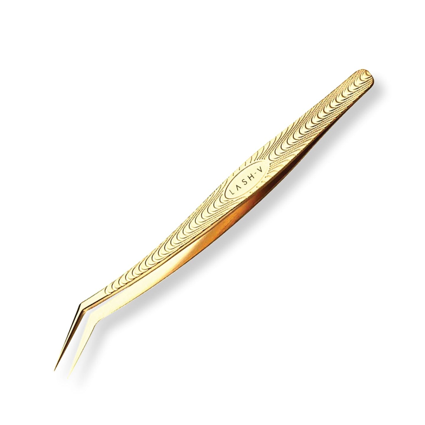 Luxe Gold Tweezers - Angled #5 - LASH V