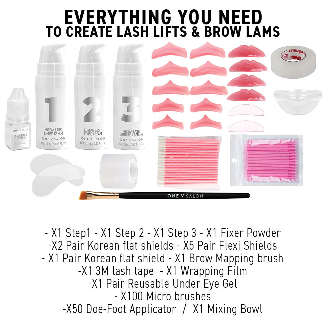 Korean Lash Lift & Brow Lamination System Complete Kit - LASH V