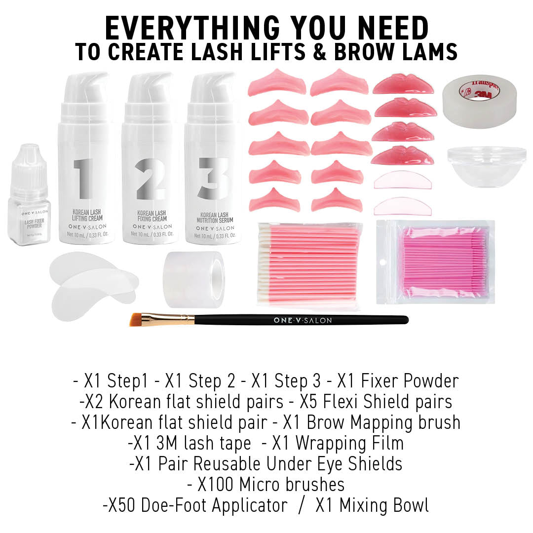 Korean Lash Lift & Brow Lamination System Complete Kit - LASH V