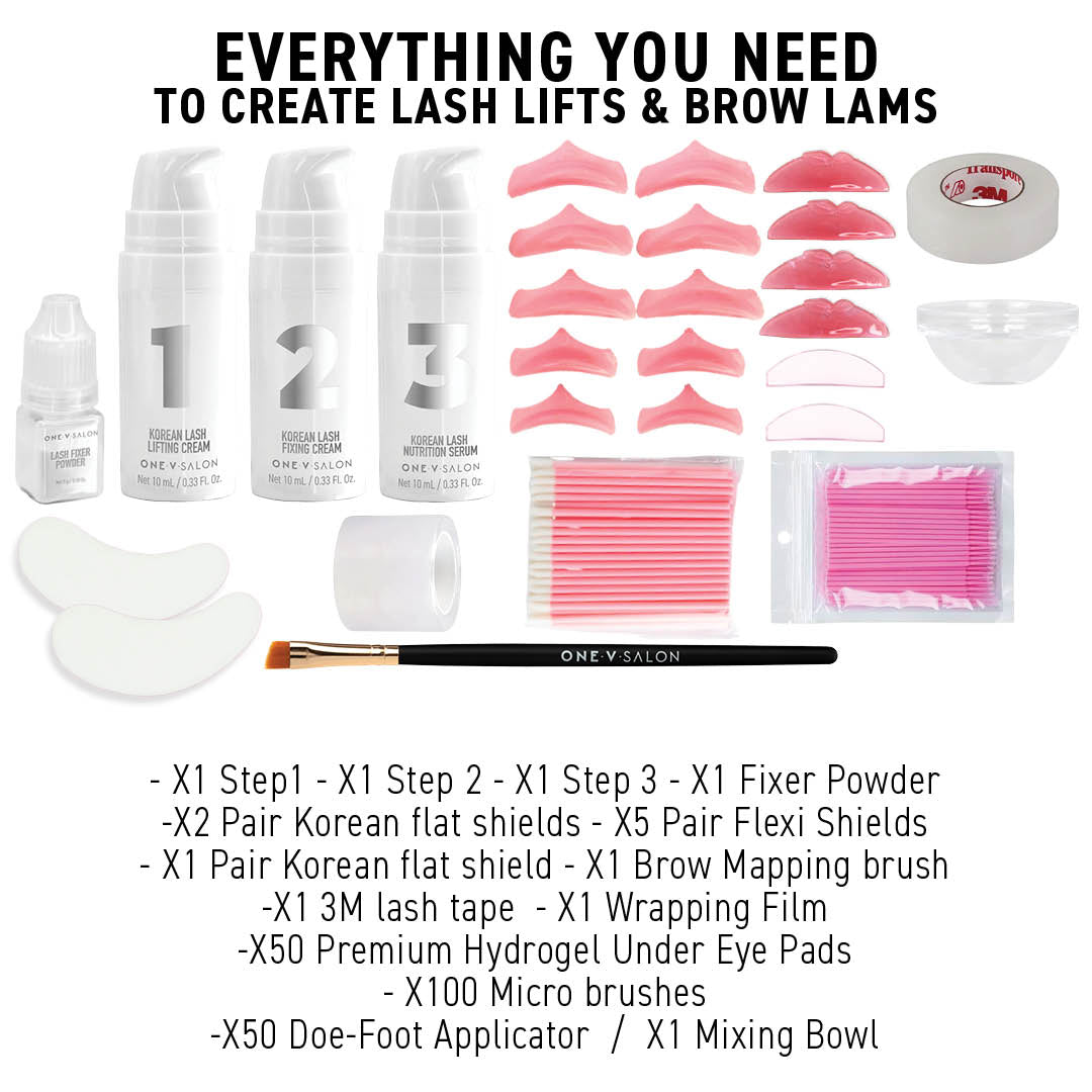 Korean Lash Lift & Brow Lamination System Complete Kit - LASH V