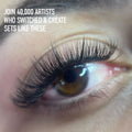 Sample Short Stem Pro Lash Fans - up to 80 Fans - LASH V