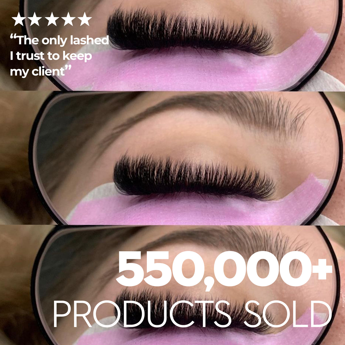 10D Promade Volume Fans Loose - 1000 Fans - LASH V