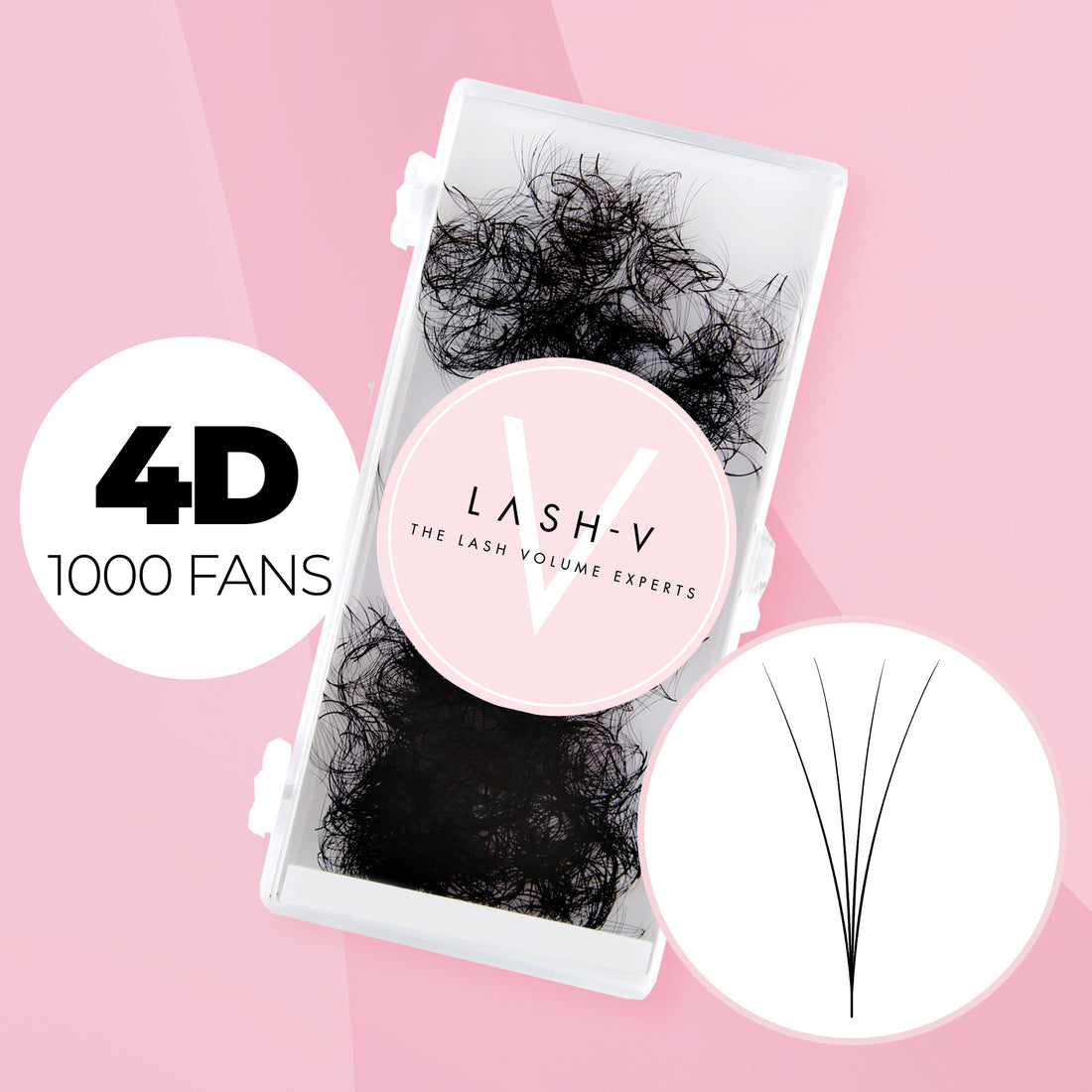 4D Promade Volume Fans Loose - 1000 Fans - LASH V