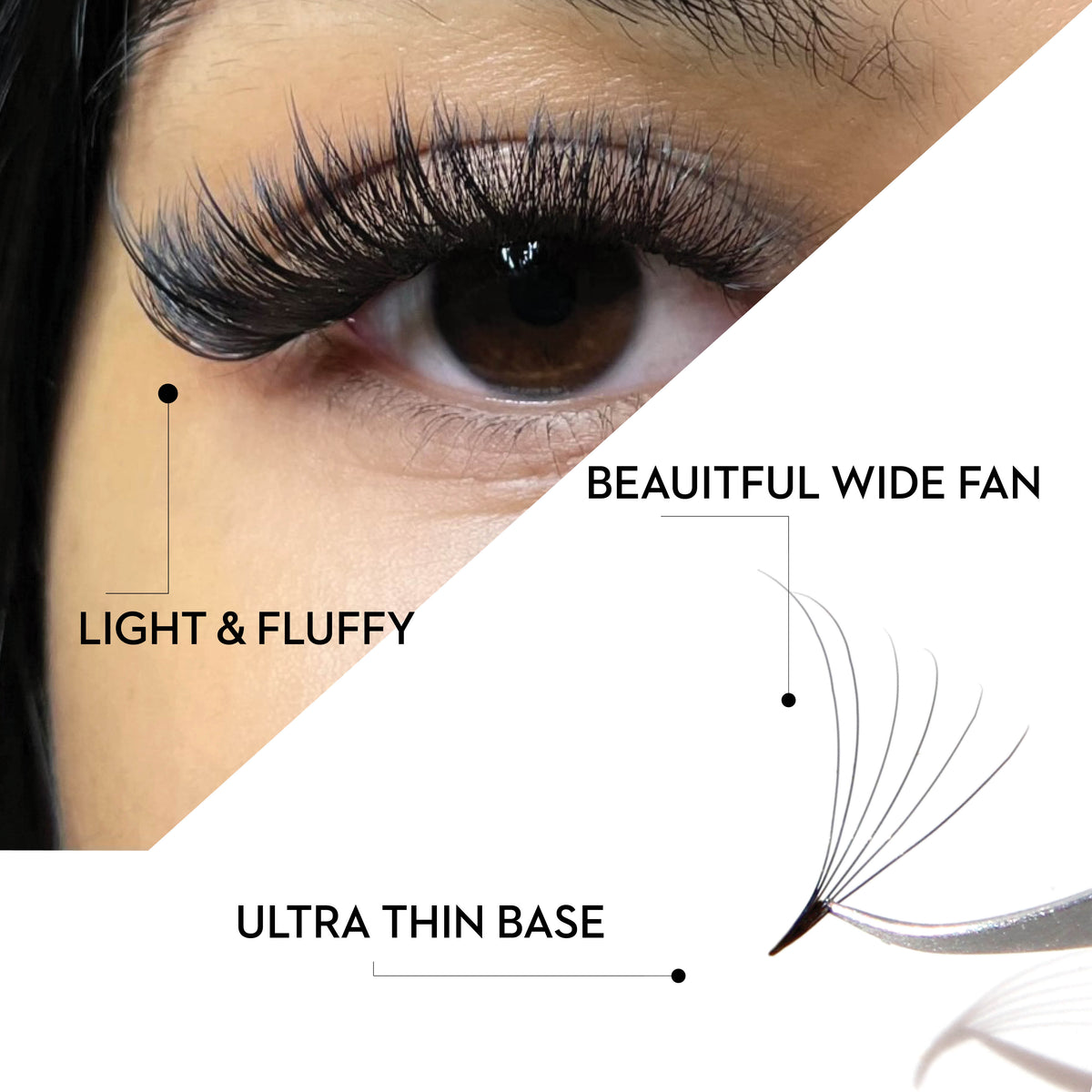 5D Promade Loose - 1000 Fans - LASH V