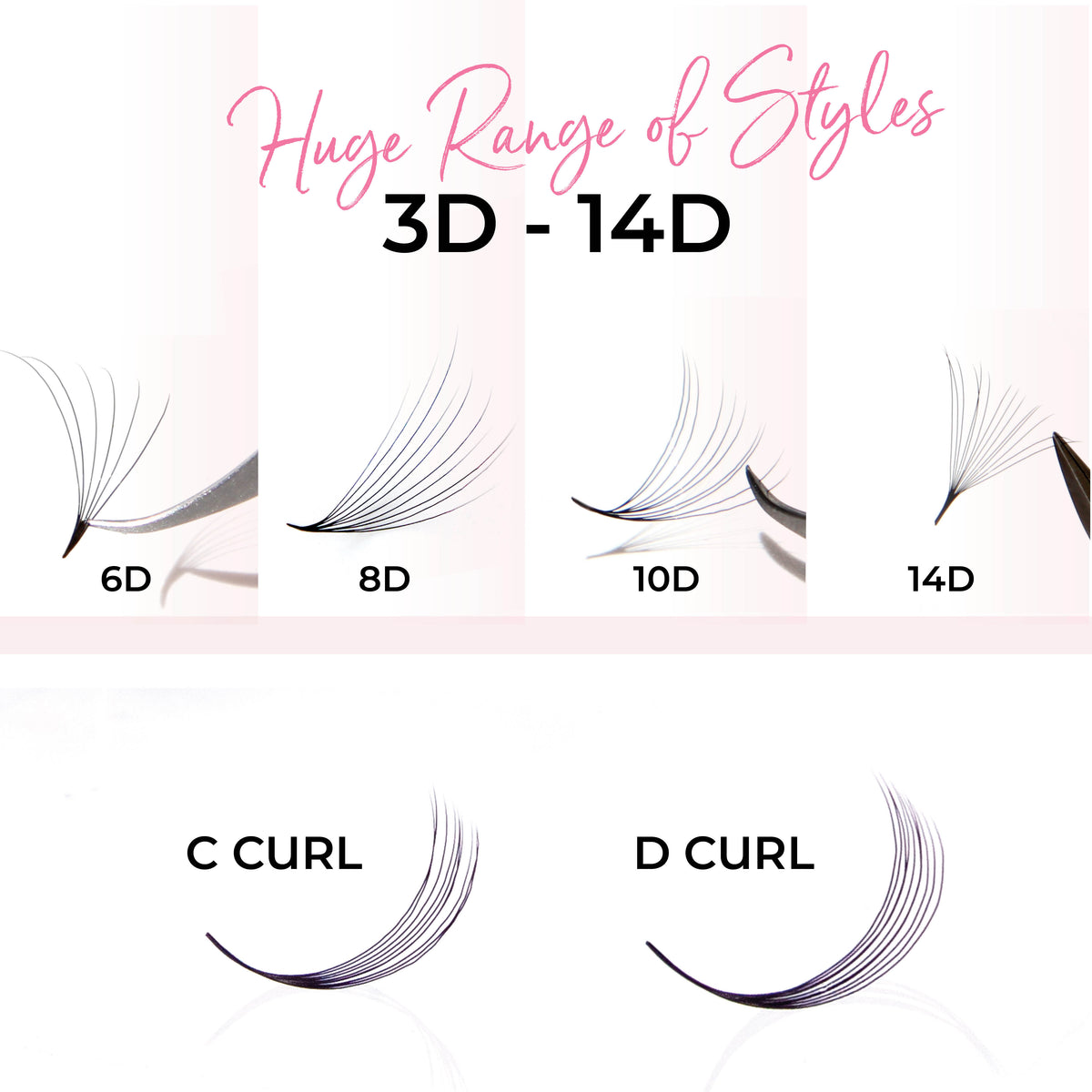 5D Promade Loose - 1000 Fans - LASH V