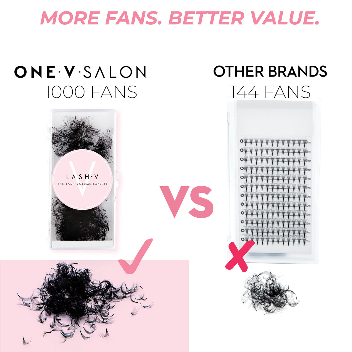 5D Promade Loose - 1000 Fans - LASH V
