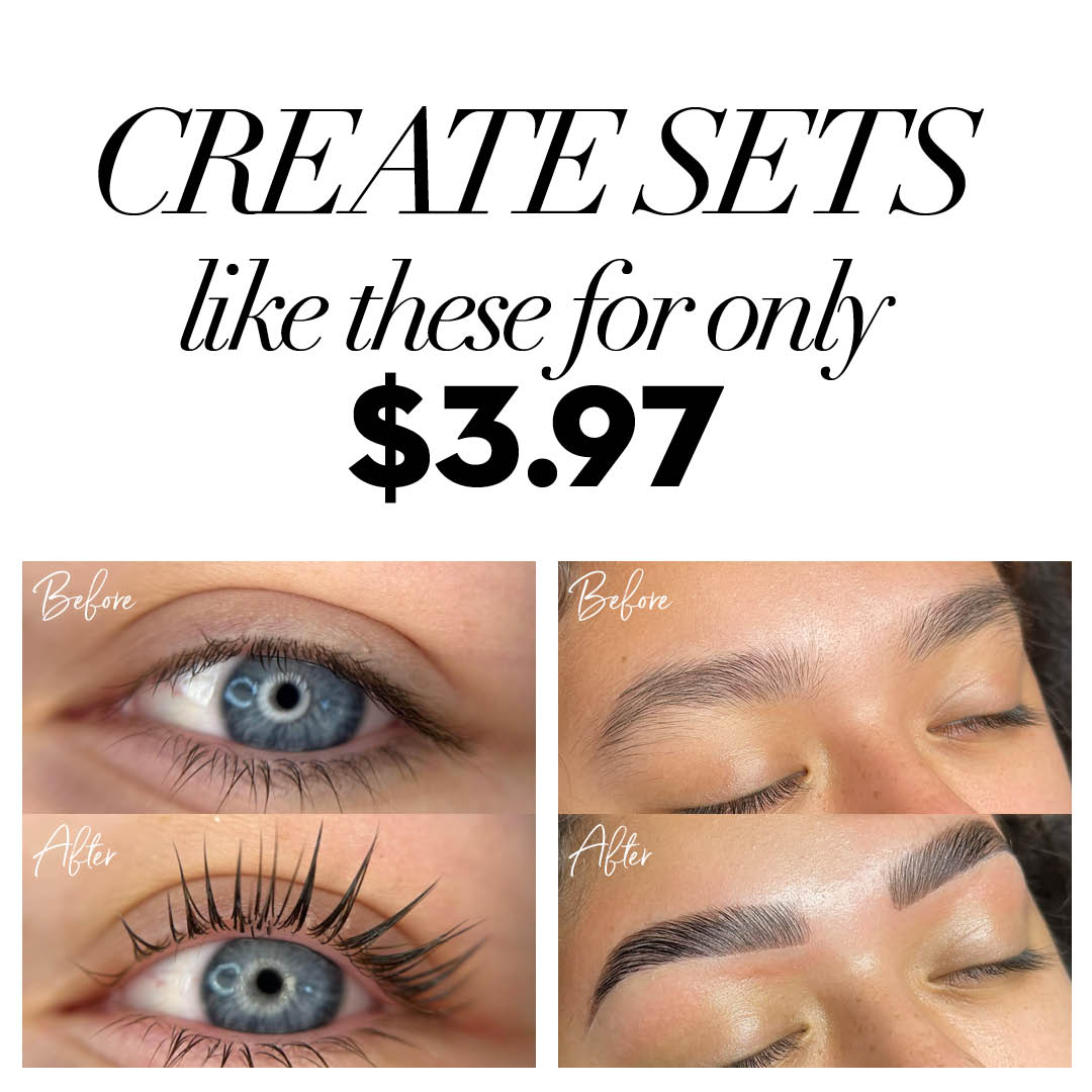 Brow Lamination & Lash Lift Professional Pump Complete Combo Kit