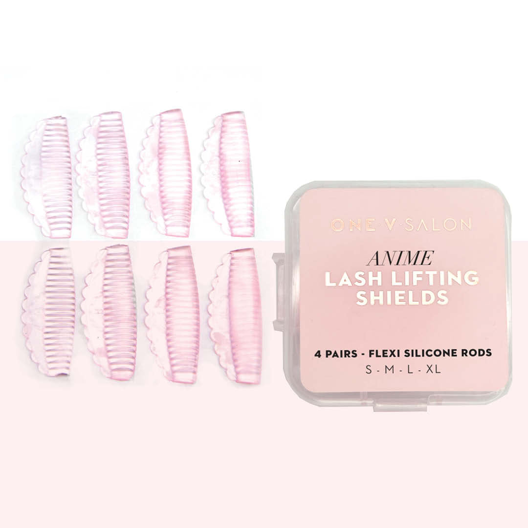 Anime Flexi Silicone Rods - Lash Lifting Shields - 4 Sizes (8x Pack) - LASH V