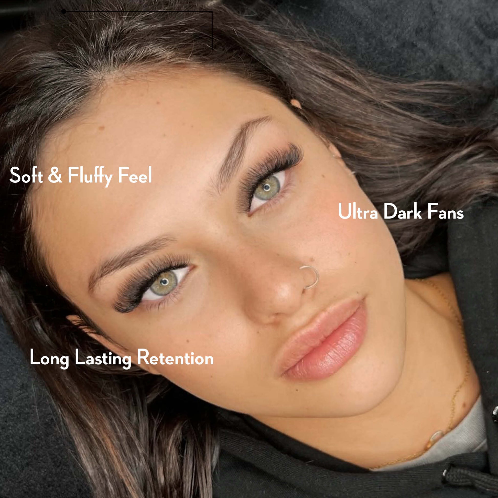 5D Promade Fans NEW XXL Tray 600 - Premade Volume Fans - LASH V