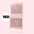 10D Promade Fans NEW XXL Tray 500 - Premade Volume Fans - LASH V