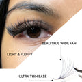 10D Promade Fans NEW XXL Tray 500 - Premade Volume Fans - LASH V