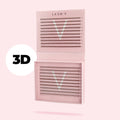 3D Promade Fans NEW XXL Tray 600 - Premade Volume Fans - LASH V