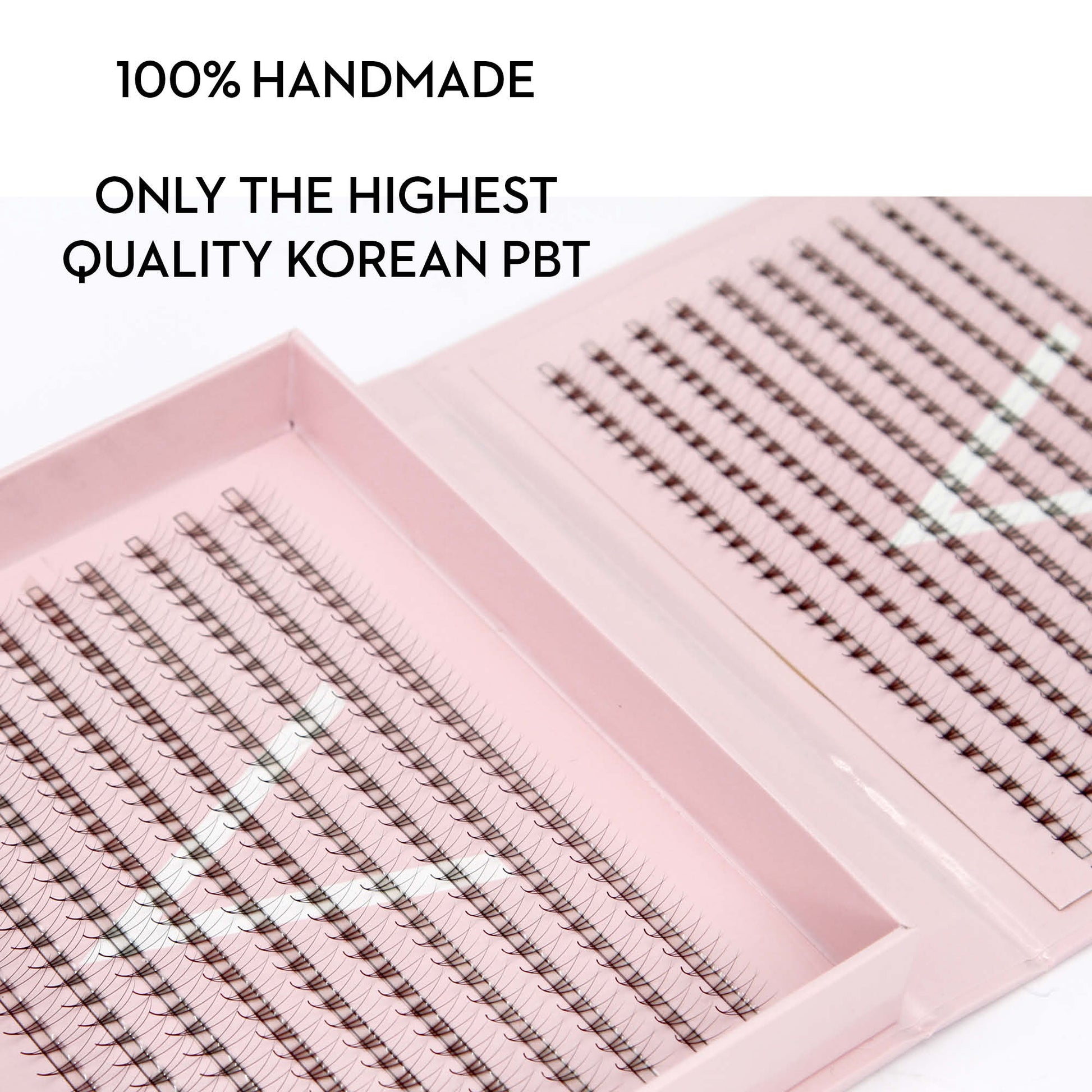 3D Promade Fans NEW XXL Tray 600 - Premade Volume Fans - LASH V