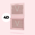 4D Promade Fans NEW XXL Tray 600 - Premade Volume Fans - LASH V