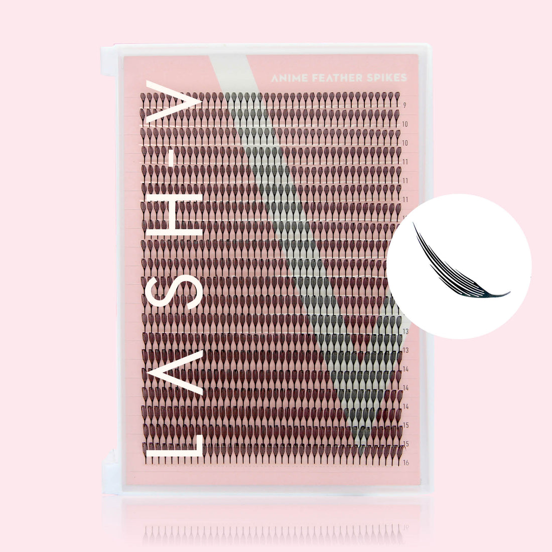 Anime Feather Spike Lashes - 800 Fans - LASH V